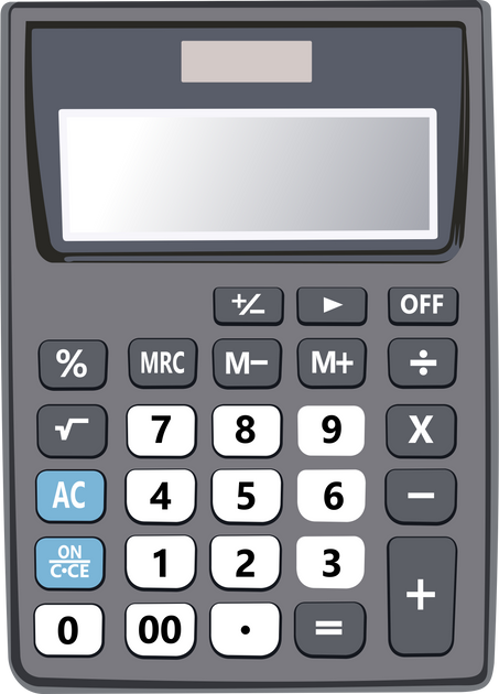 3D Calculator Illustration